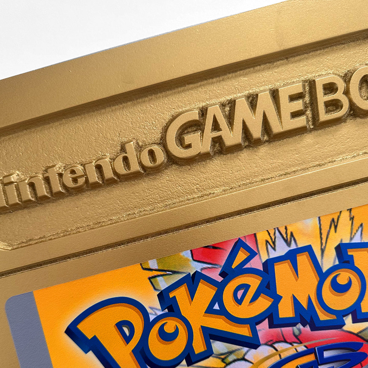 Cuadro Decorativo Cartucho GB Pokémon Gold