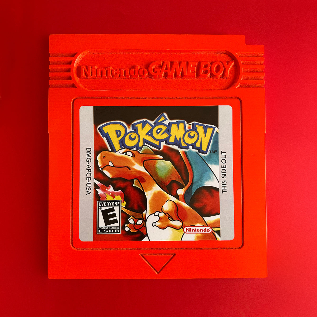 Cuadro Decorativo Cartucho GB Pokémon Red