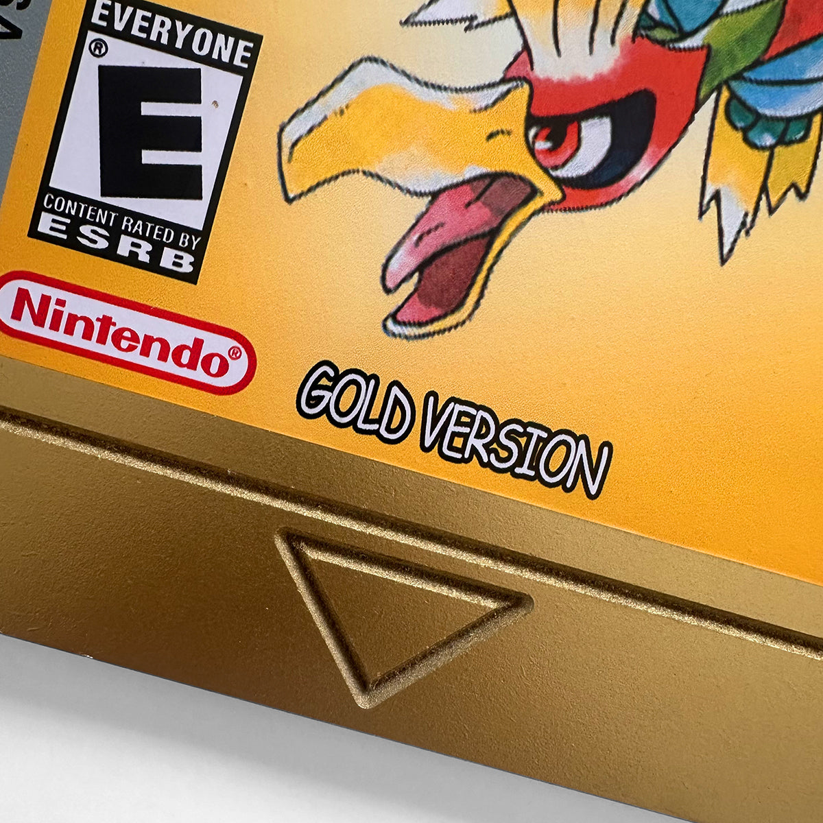 Cuadro Decorativo Cartucho GB Pokémon Gold