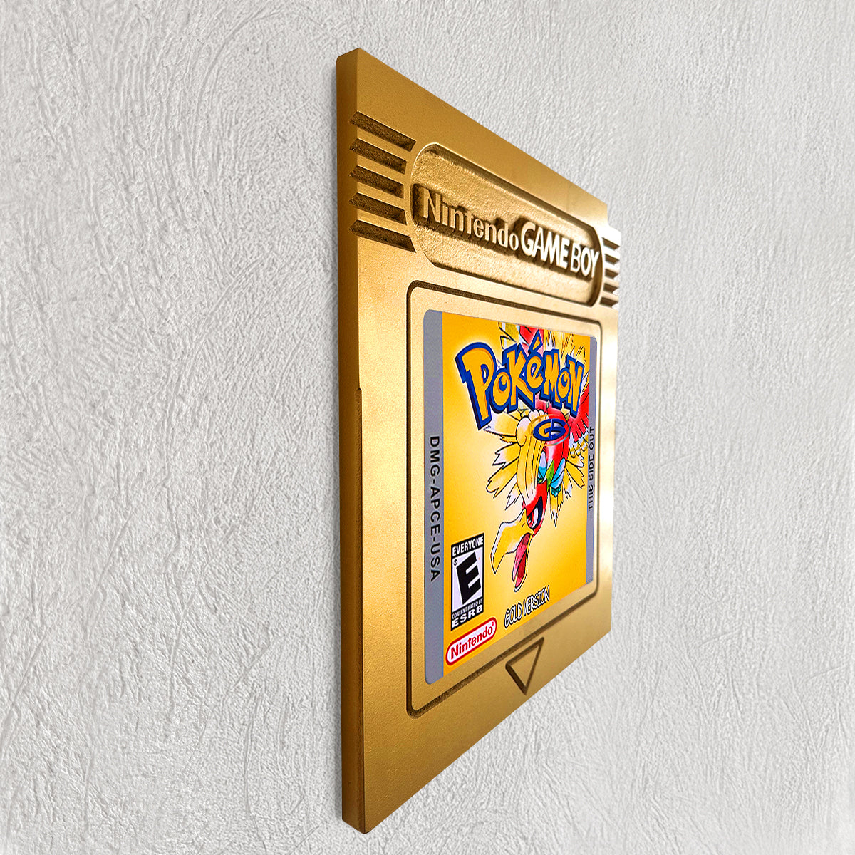 Cuadro Decorativo Cartucho GB Pokémon Gold