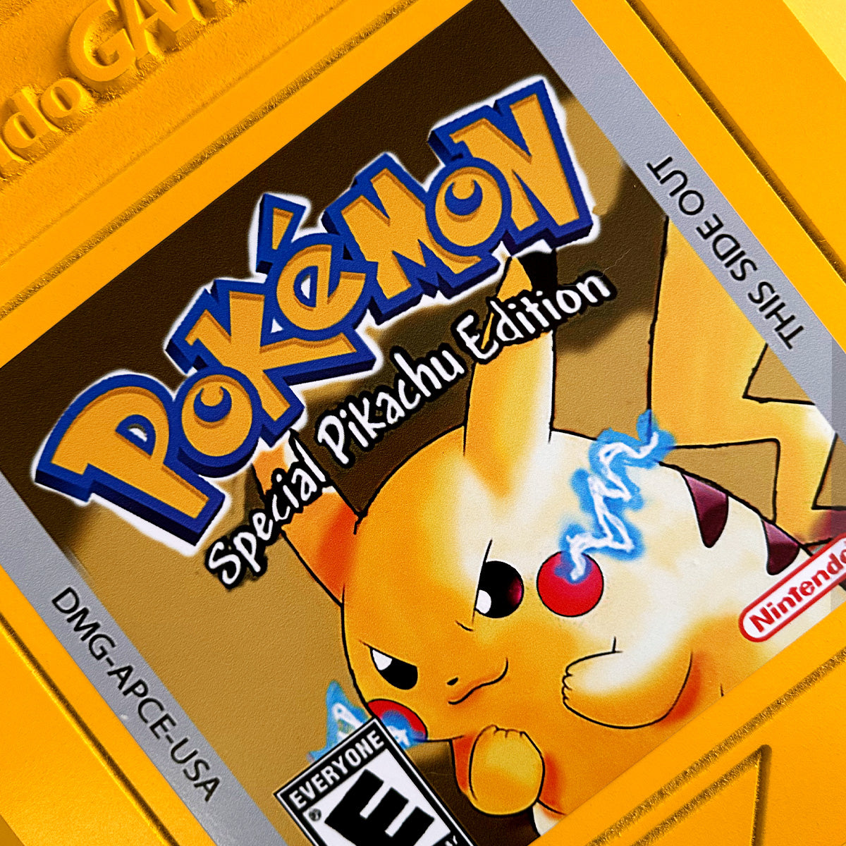 Cuadro Decorativo Cartucho GB Pokémon Yellow