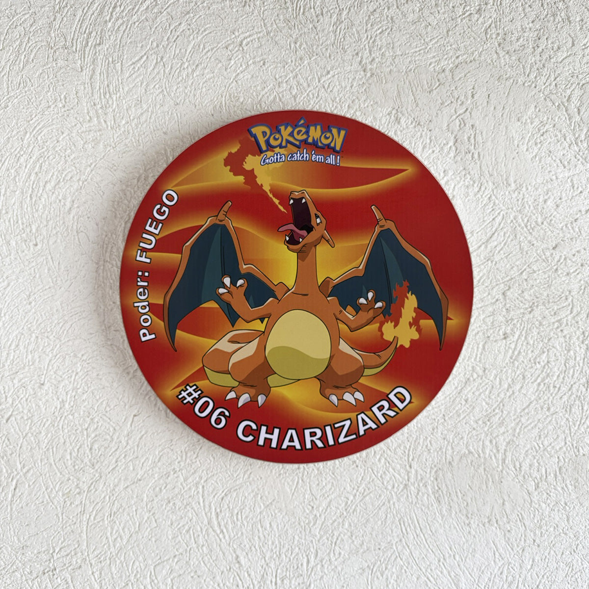 Cuadro Decorativo Tazo PKMN Charizard