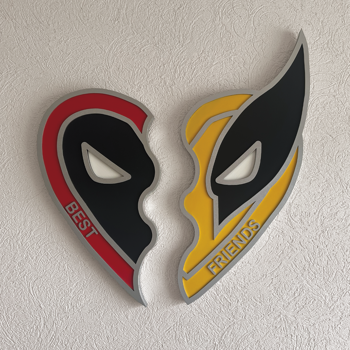 Figura Decorativa de Pared Deadpool & Wolverine