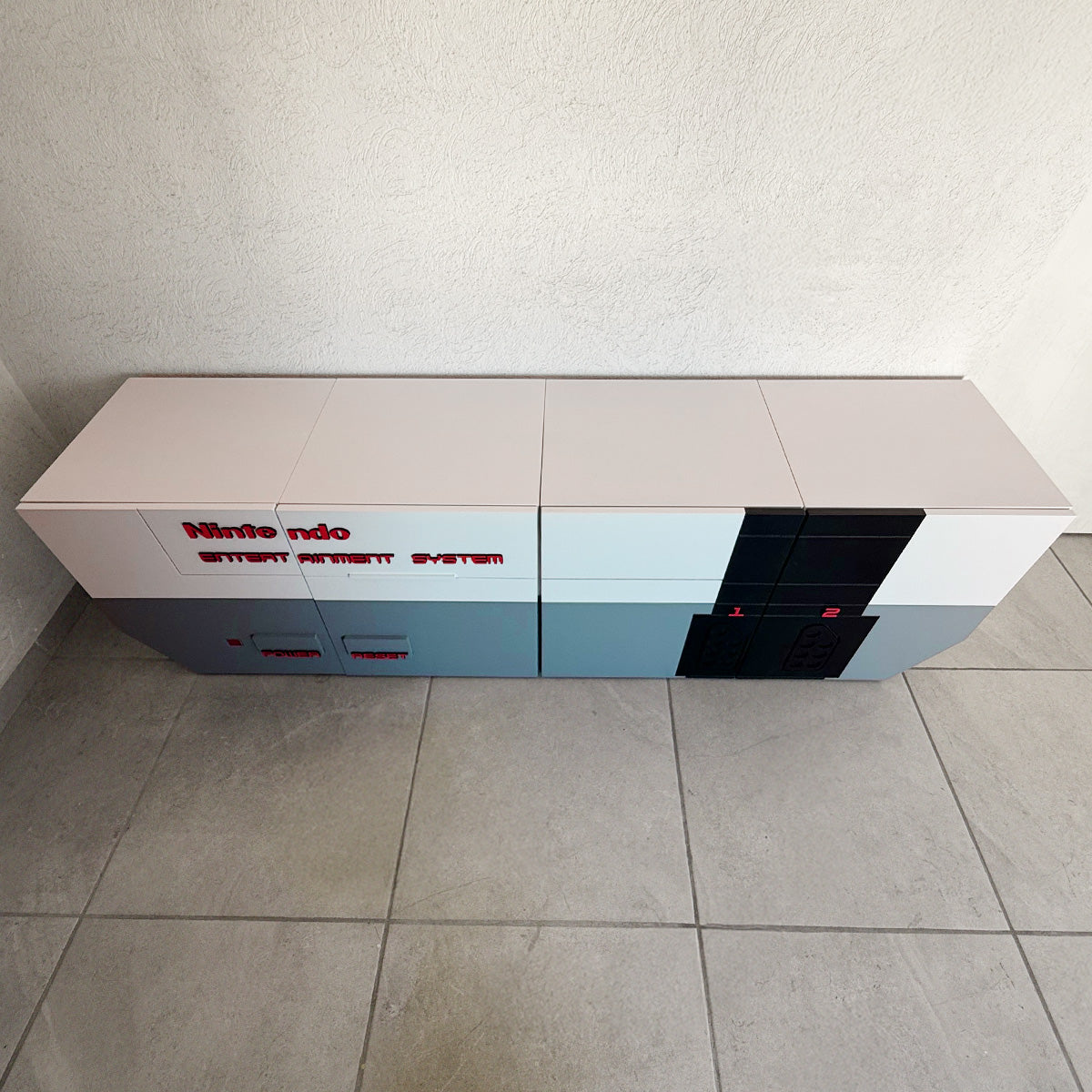 Mueble de TV Inspirado en Consola NES