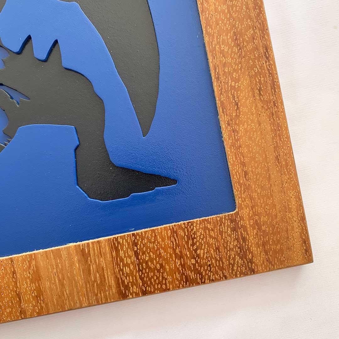 Cuadro Evolución Pokémon de Silueta Garchomp para Pared en Capas