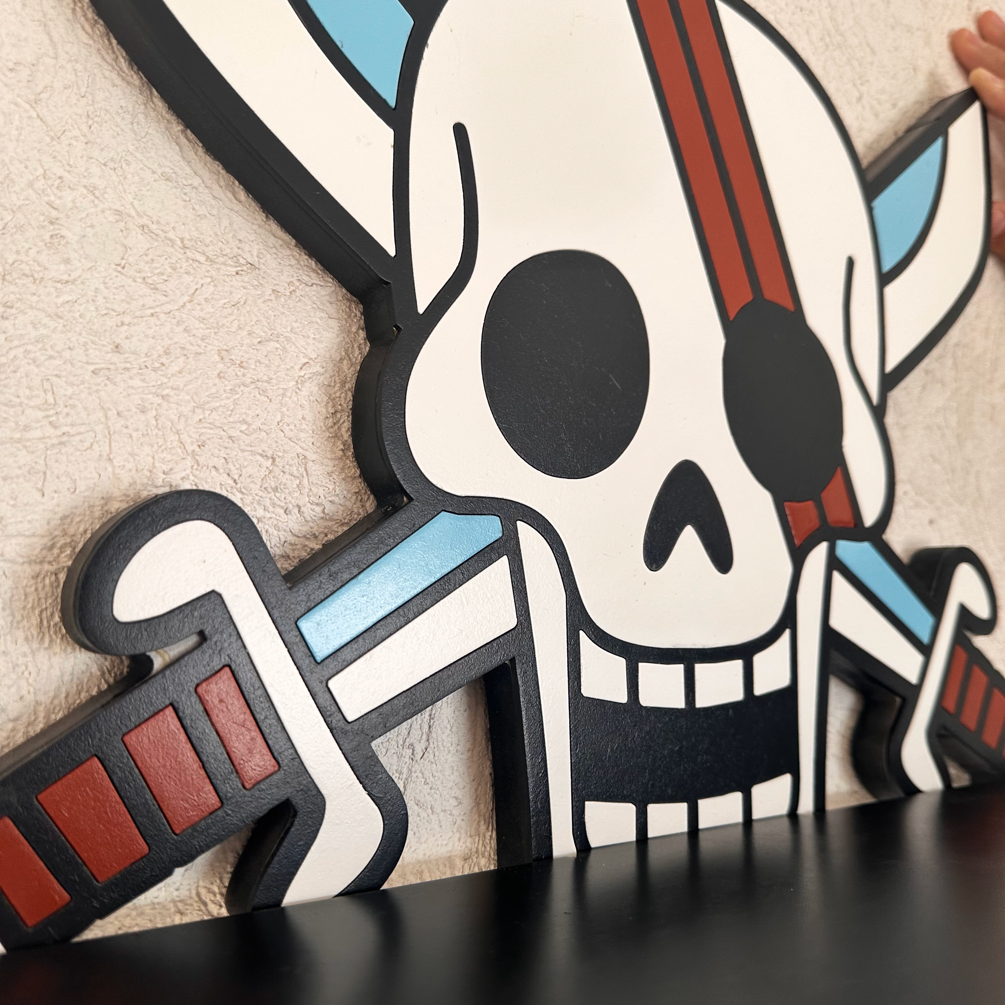 Repisa Flotante Jolly Roger One Piece