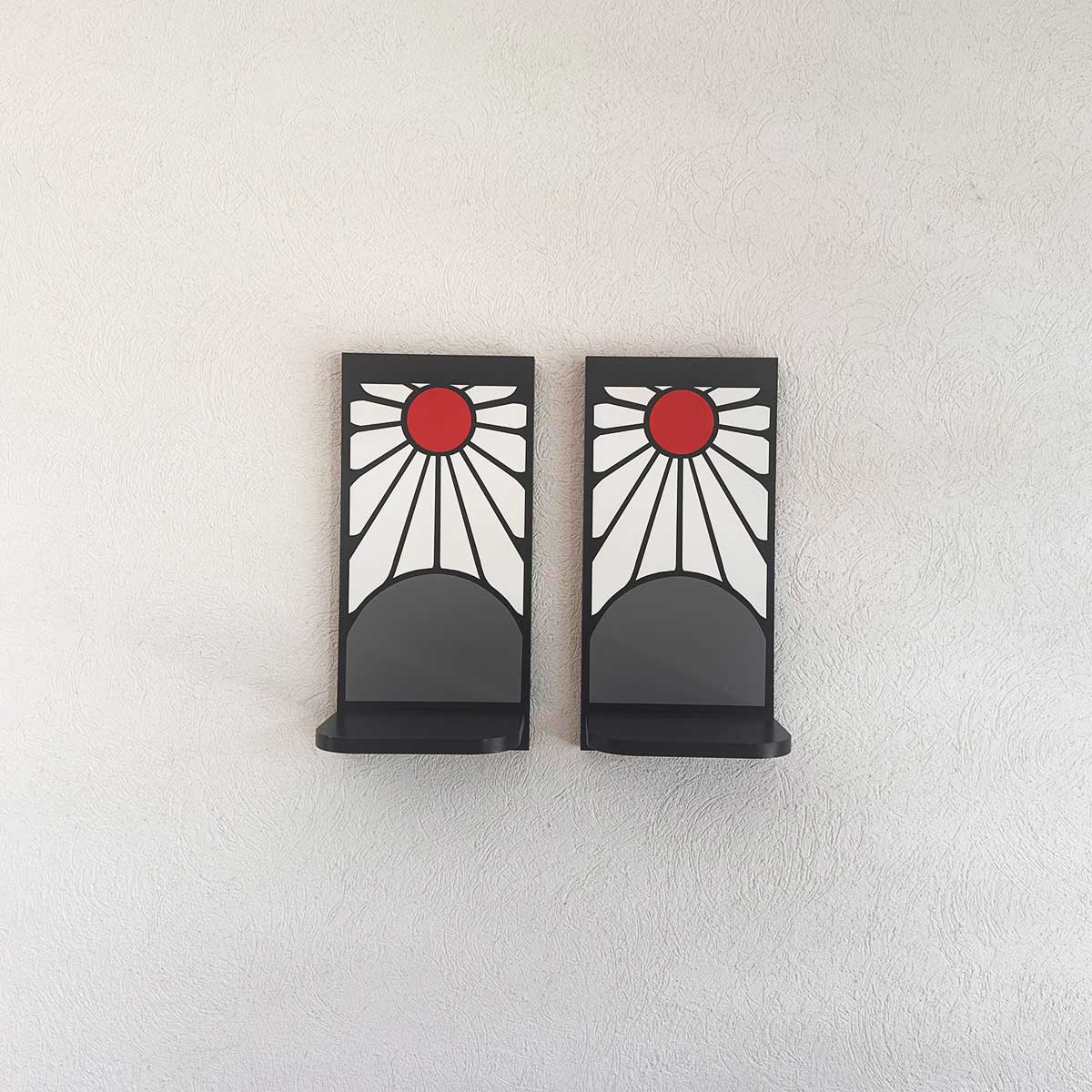 Repisa Flotante Pendiente Hanafuda de Tanjiro