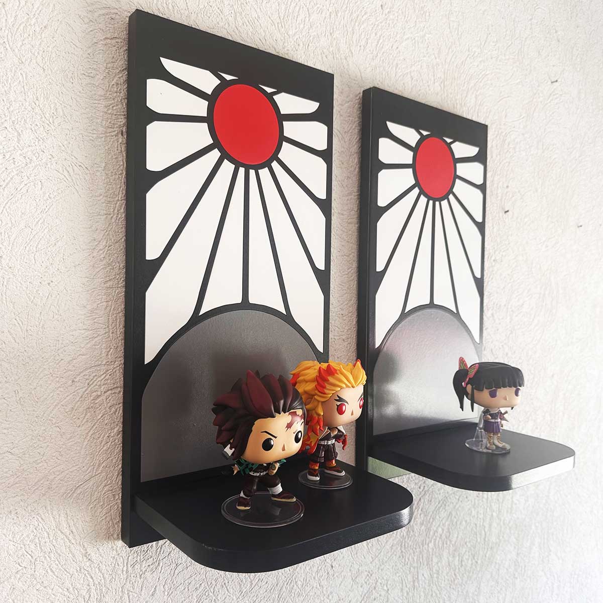 Repisa Flotante Pendiente Hanafuda de Tanjiro