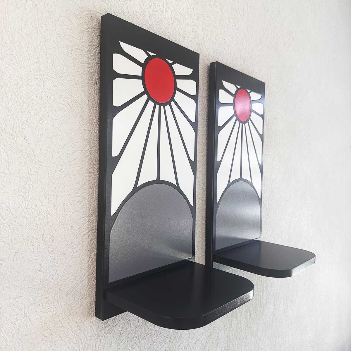 Repisa Flotante Pendiente Hanafuda de Tanjiro