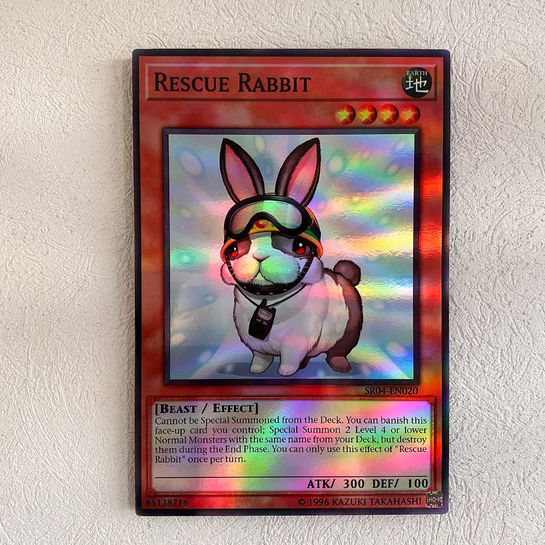 yugioh rescue rabbit deck Cuadro Decorativo Rescue Rabbit - 35x24cm / Normal