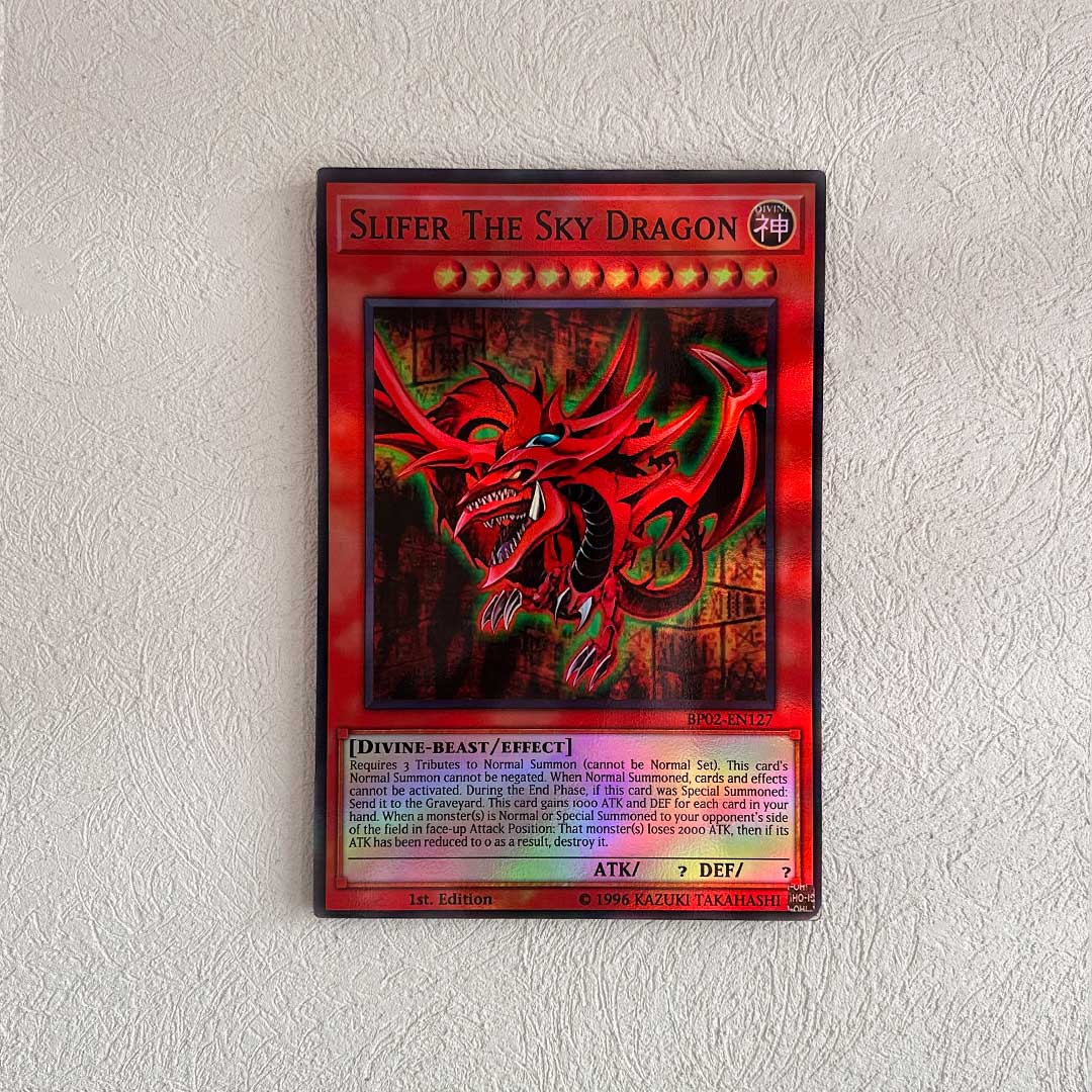 Cuadro Carta Yu-Gi-Oh Slifer The Sky Dragon