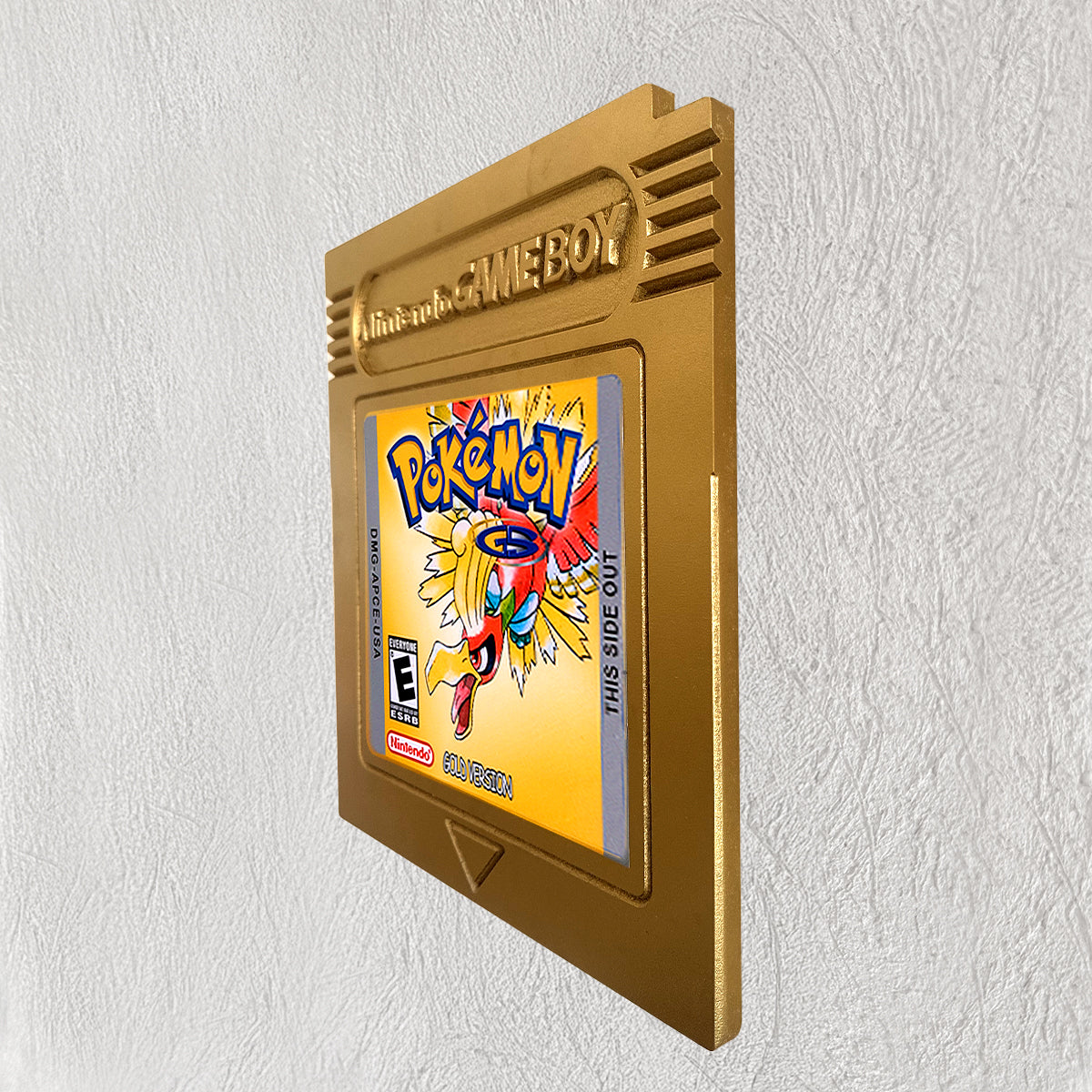 Cuadro Decorativo Cartucho GB Pokémon Gold