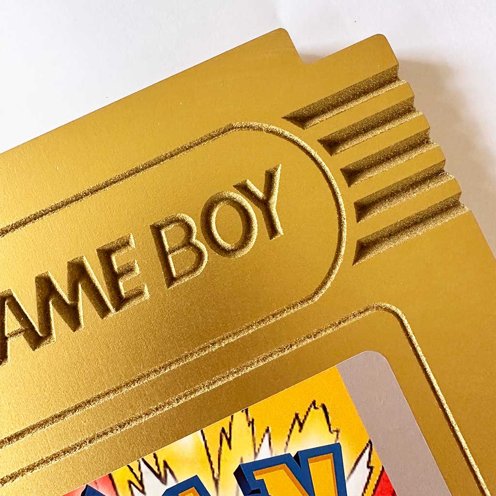 Cuadro Decorativo Cartucho GB Pokémon Gold