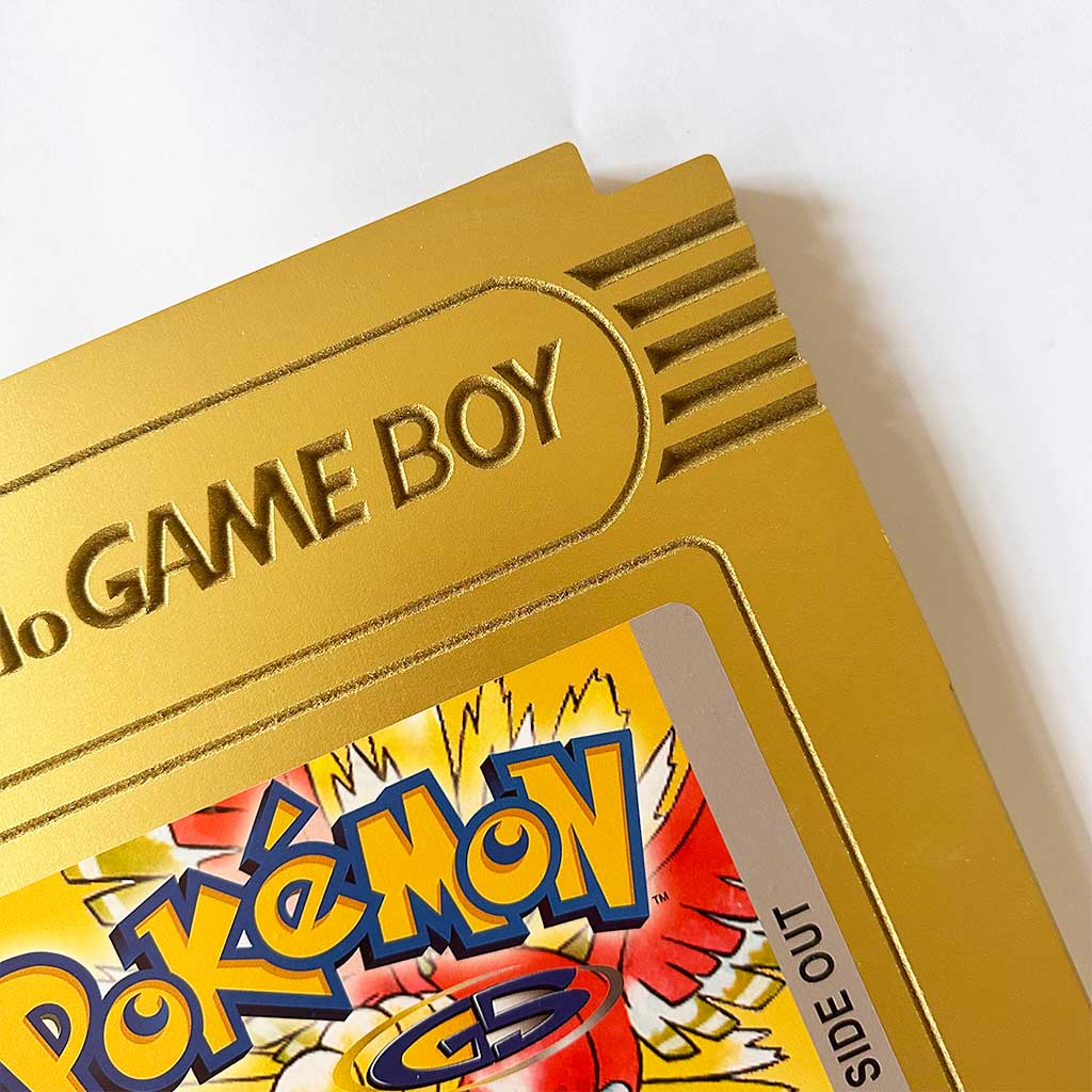 Cuadro Decorativo Cartucho GB Pokémon Gold