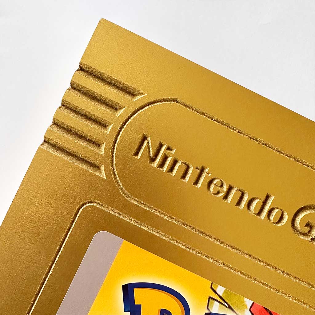 Cuadro Decorativo Cartucho GB Pokémon Gold