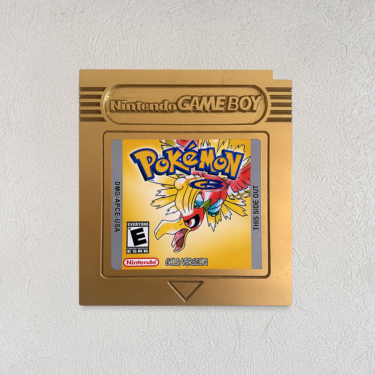 Cuadro Decorativo Cartucho GB Pokémon Gold