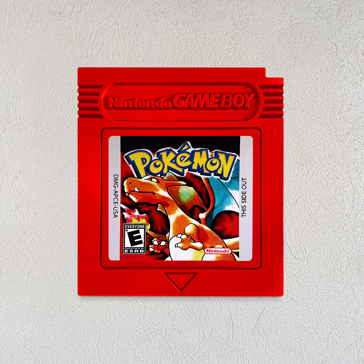 Cuadro Decorativo Cartucho GB Pokémon Red