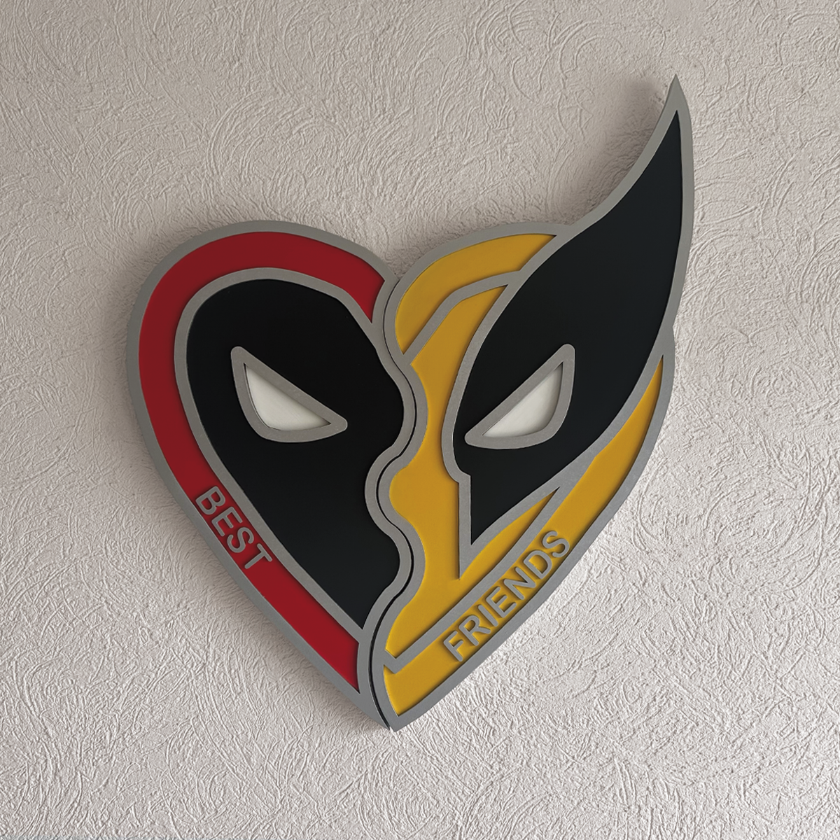 Figura Decorativa de Pared Deadpool & Wolverine