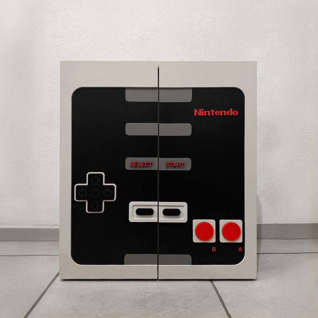 Gabinete de Almacenamiento Inspirado en Control NES