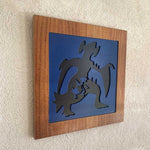 Cuadro Evolución Pokémon de Silueta Garchomp para Pared en Capas