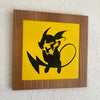 Cuadro Evolución Pokémon de Silueta Pikachu para Pared en Capas