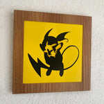 Cuadro Evolución Pokémon de Silueta Pikachu para Pared en Capas