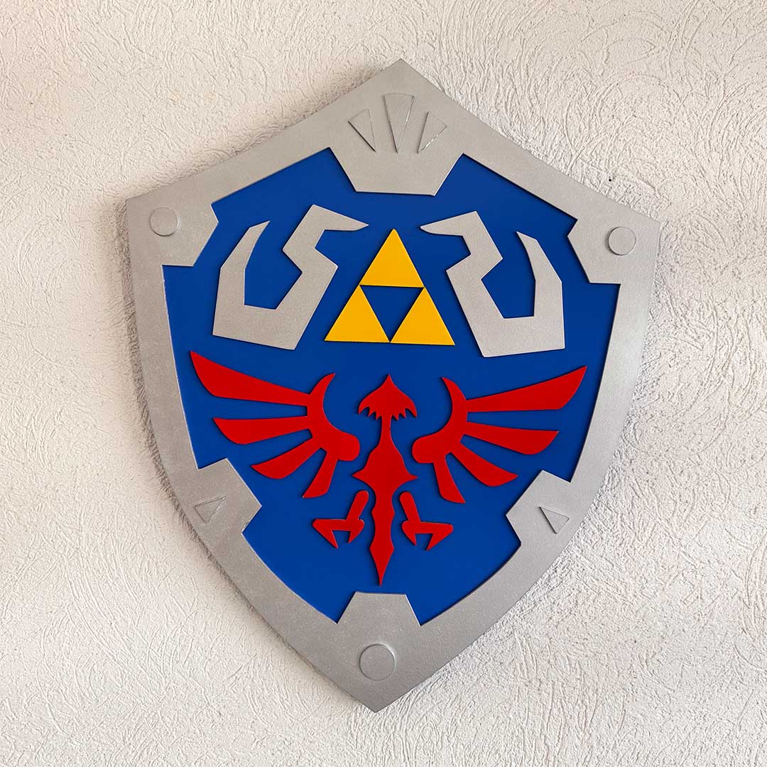 Figura Decorativa para Pared Escudo Hylian de la Leyenda de Zelda
