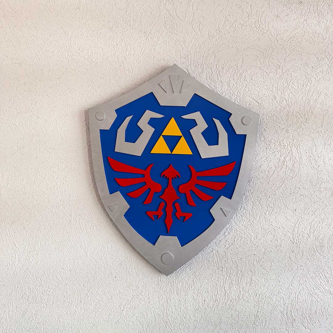 Figura Decorativa para Pared Escudo Hylian de la Leyenda de Zelda