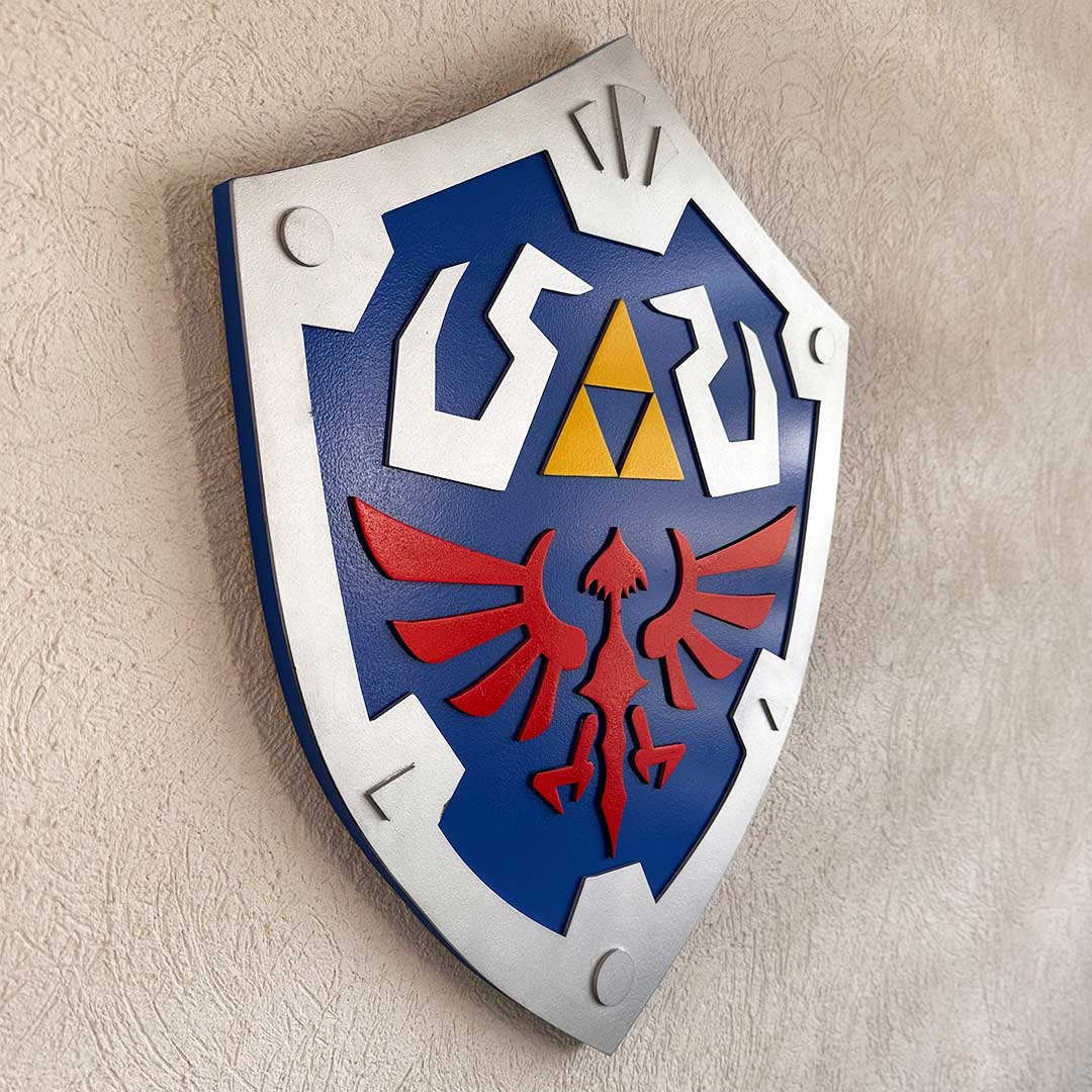 Figura Decorativa para Pared Escudo Hylian de la Leyenda de Zelda