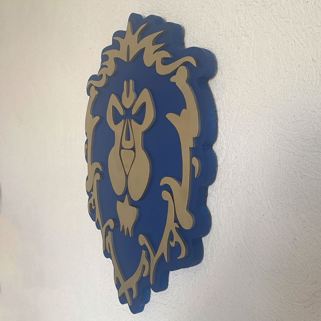 Figura Decorativa para Pared WoW Alianza