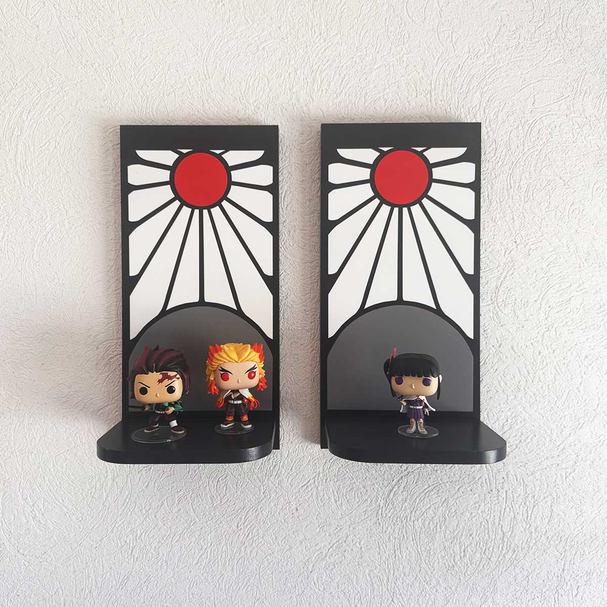 Repisa Flotante Pendiente Hanafuda de Tanjiro