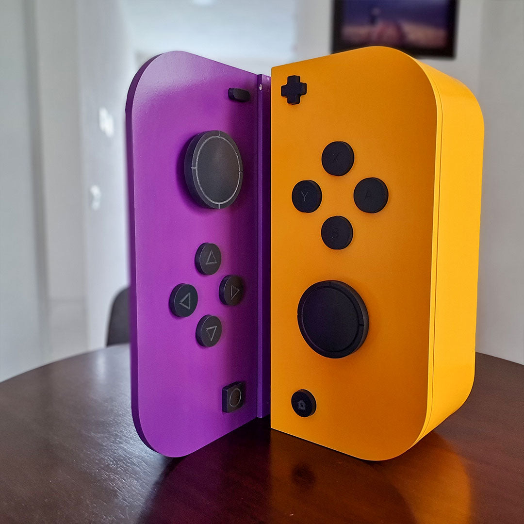 Repisas-JoyCon-Para-TV-Edicion-Halloween-Frente-Puertas-Abiertas